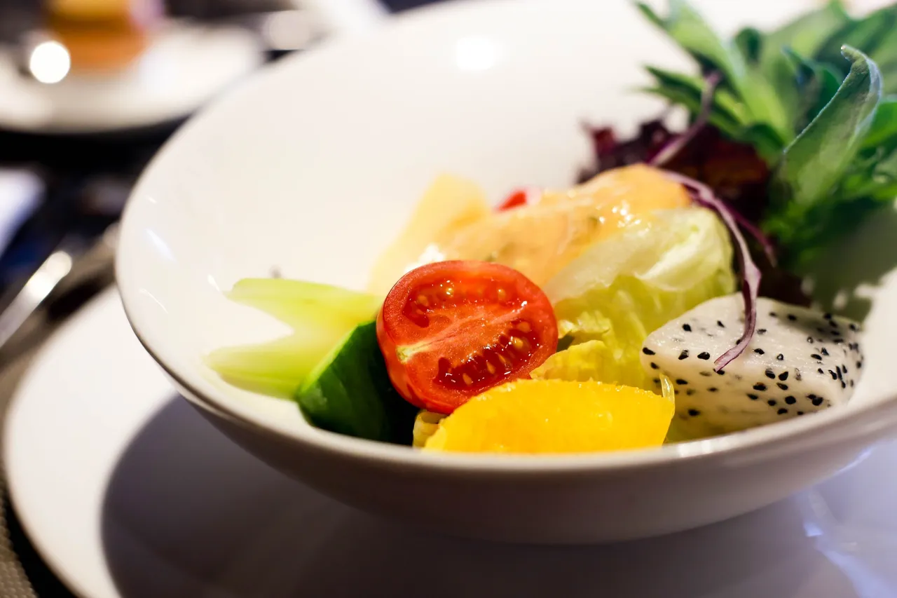 Healthy balanced meal served on a plate representing mindful eating